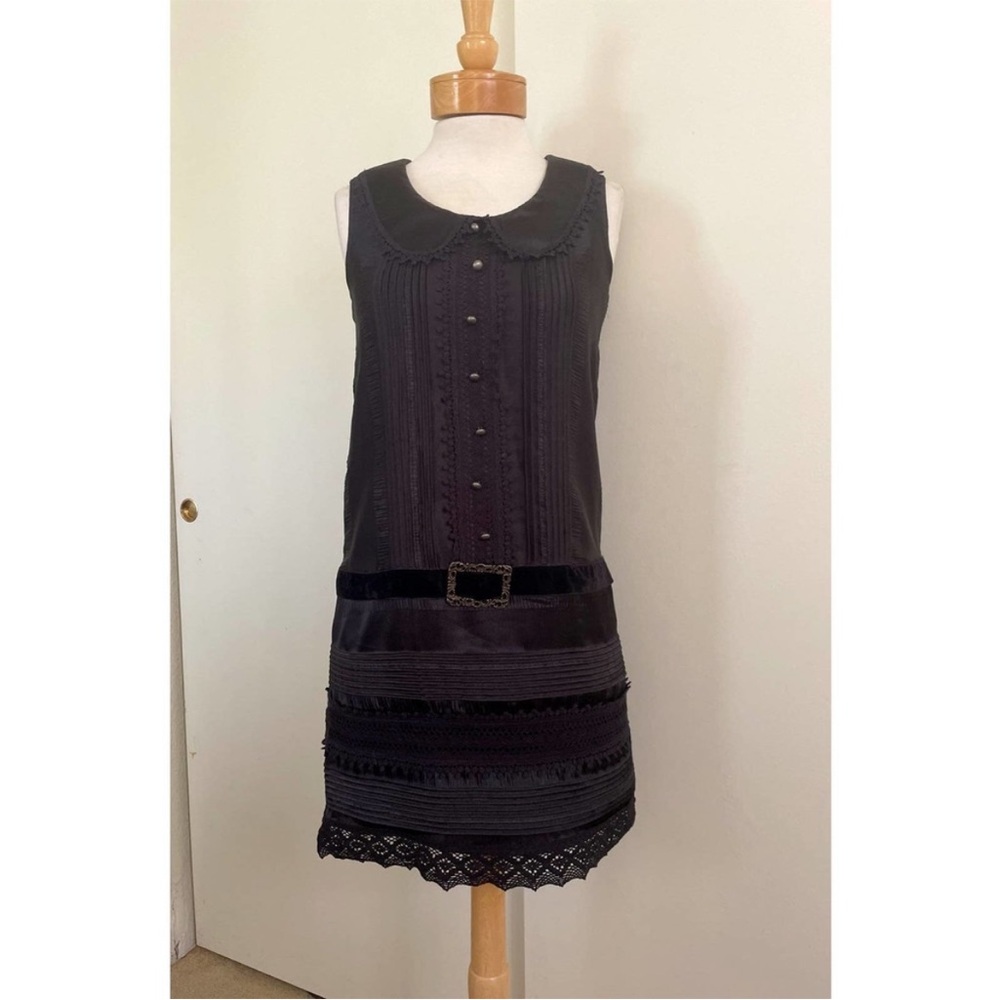 Anna Sui Black Sleeveless Dress